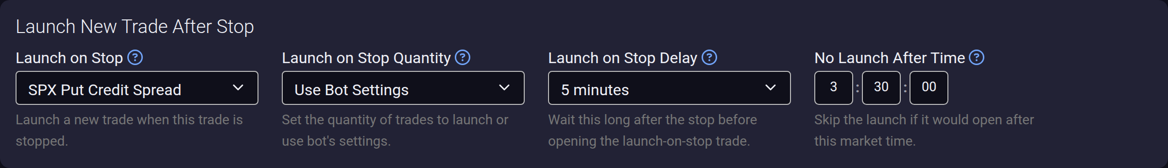 Stop Launch on Stop From Opening Late in the Day