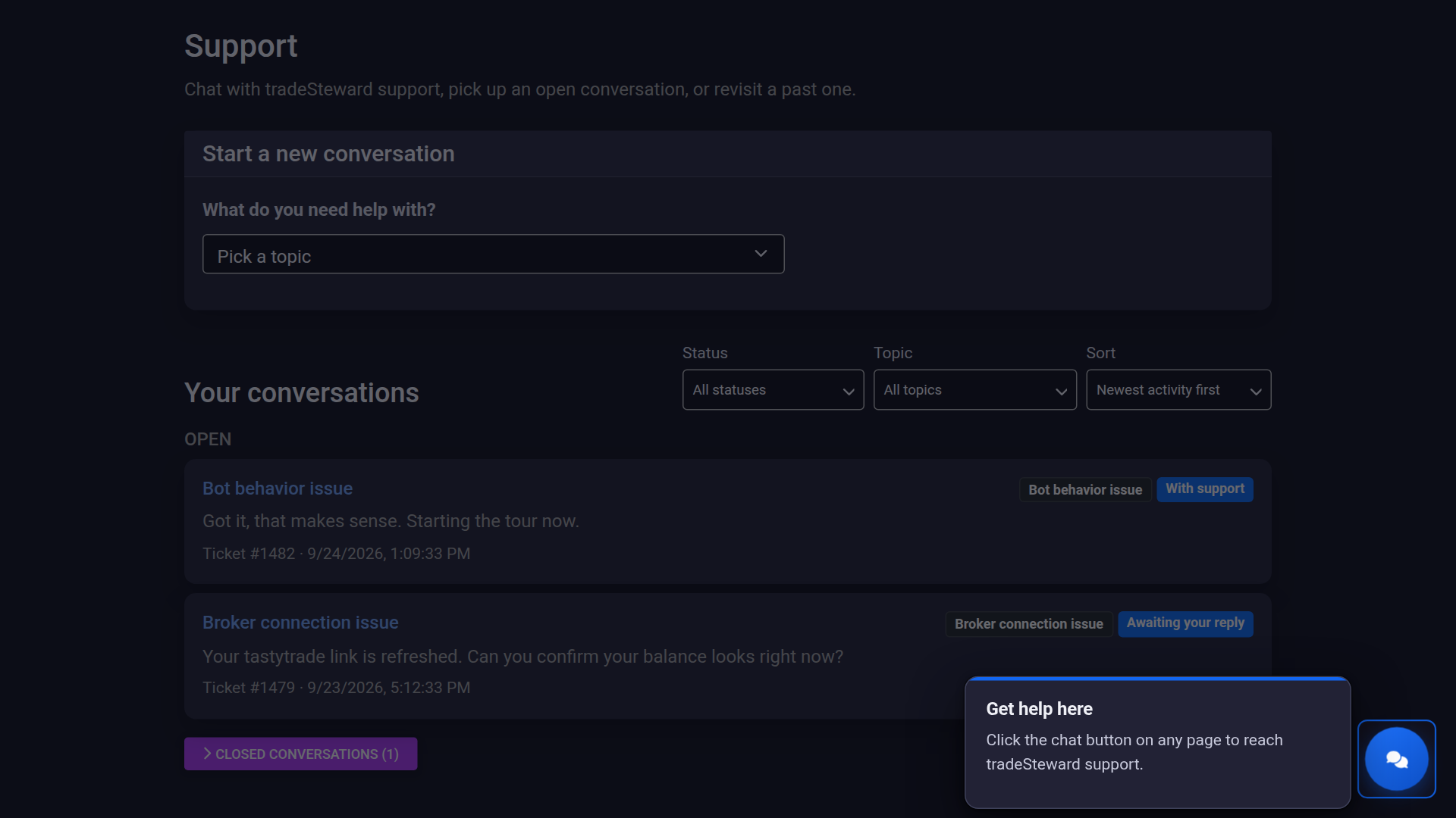Help When You Need It: In-App Support Chat, Feature Requests, and Guides